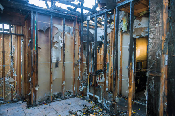 Professional Fire Damage Assessment technician working in Walkersville, MD